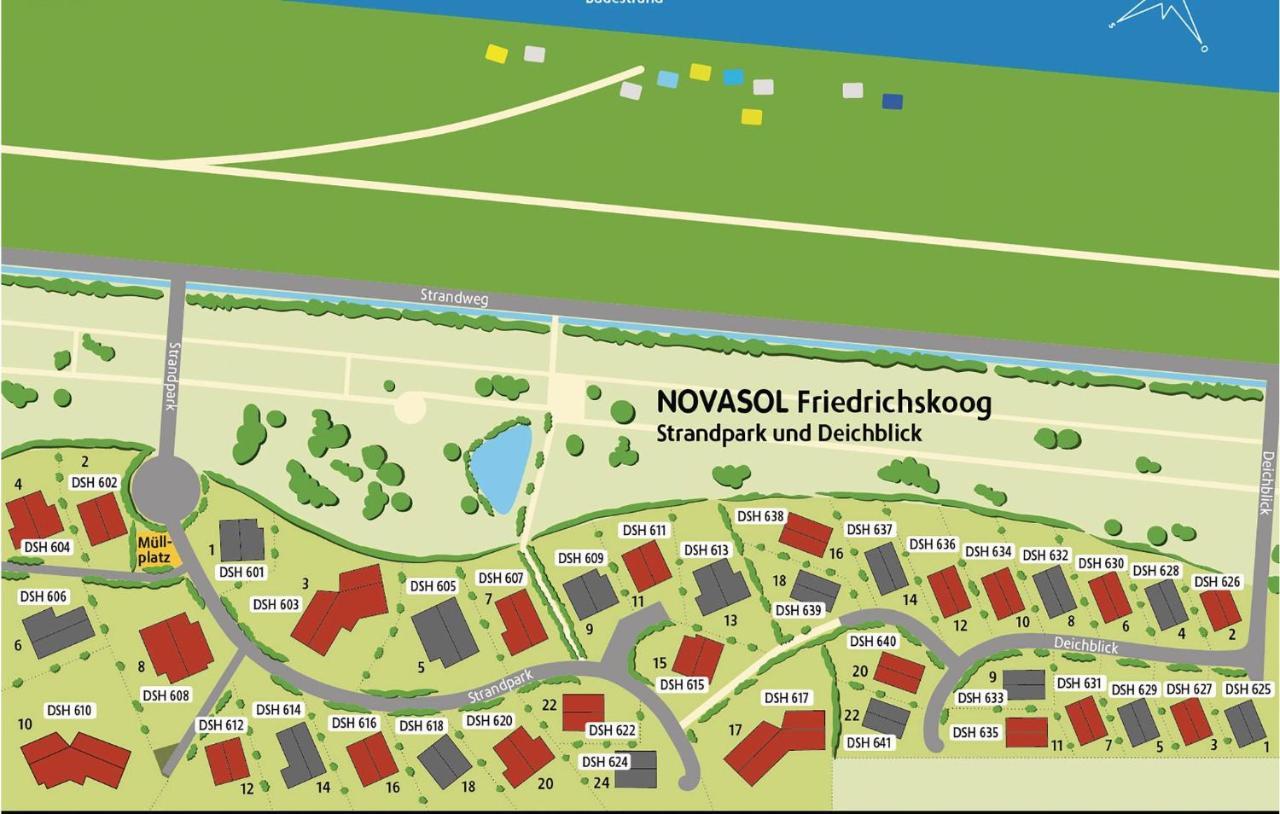 Friedrichskoog-Deichblick 22 Villa Exterior foto